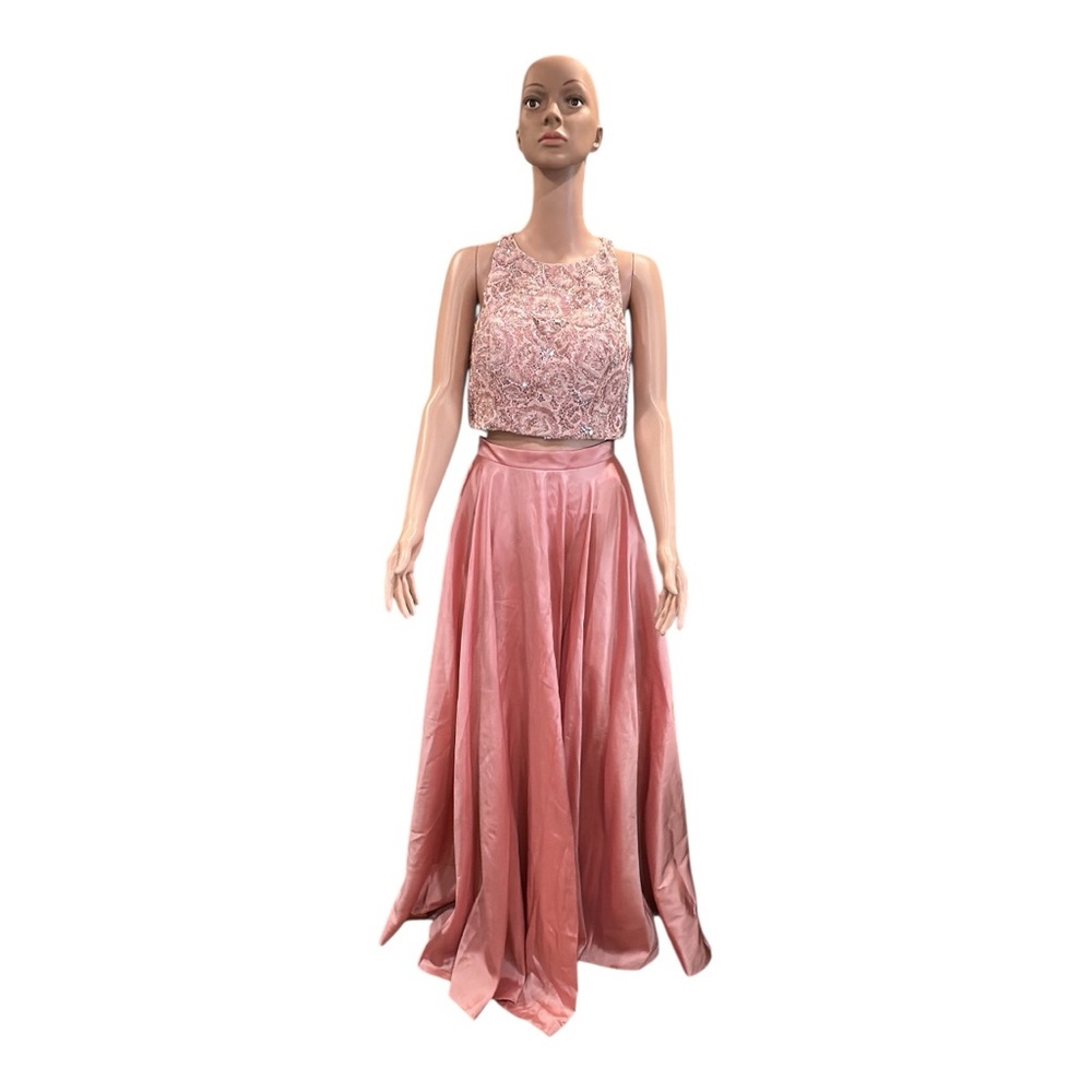 Sherri Hill Blush NWT Pink Two-Piece Gown – New With Tags